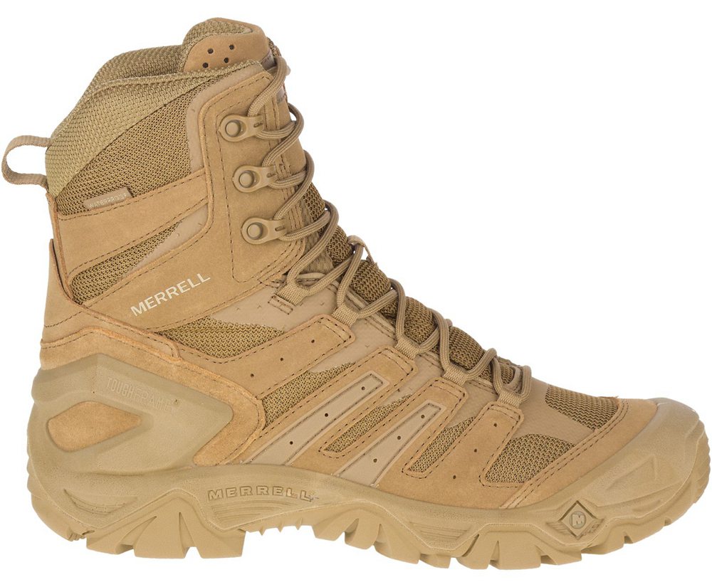 Kozaki Merrell Męskie Khaki - Strongfield Tactical 8\" Waterproof - 571490-GKO